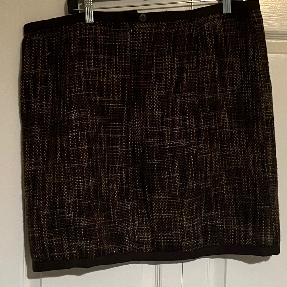 Axcess brown tweed skirt